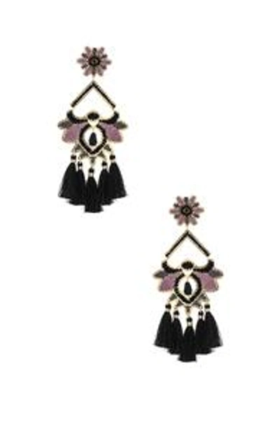 Mercedes Salazar Flor Del Paramo Earrings In Ash