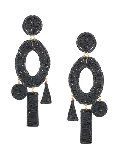 Mercedes Salazar Tropic Earrings In Black