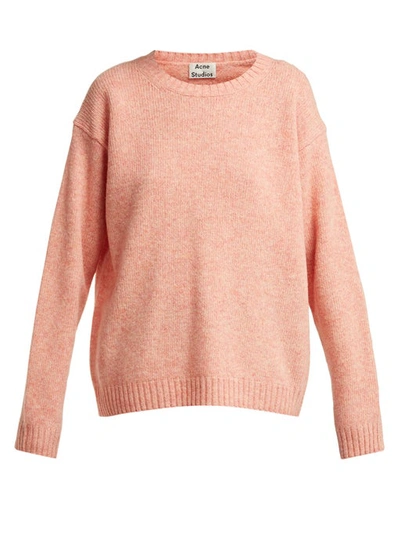 Acne Studios Basic Sweater Peach Orange