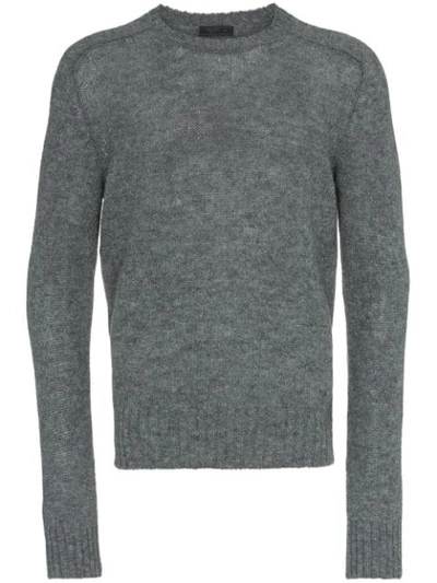 Prada Shetland Wool Jumper - Grey