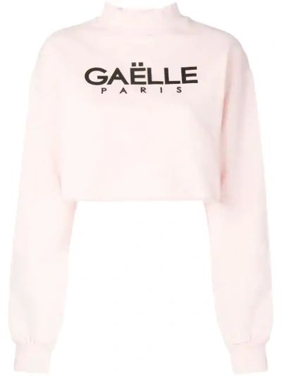 Gaëlle Bonheur Gaelle Bonheur Cropped Sweater - Pink
