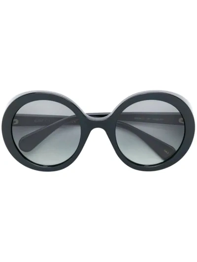 Gucci Oversized Frame Sunglasses In Black