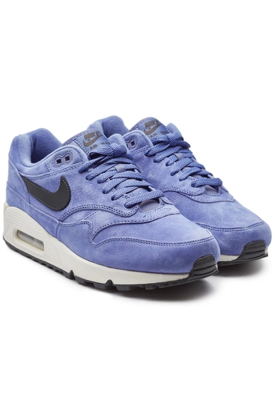Nike Air Max 90/1 Suede Sneakers In Blue | ModeSens