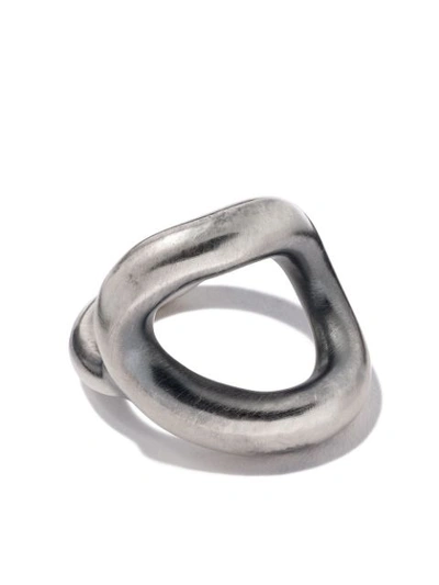 Hum Solid Ring In Silver