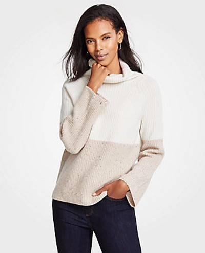 Ann taylor top colorblock sweater