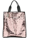 Faith Connexion X Kappa Sequin Tote Bag In Pink