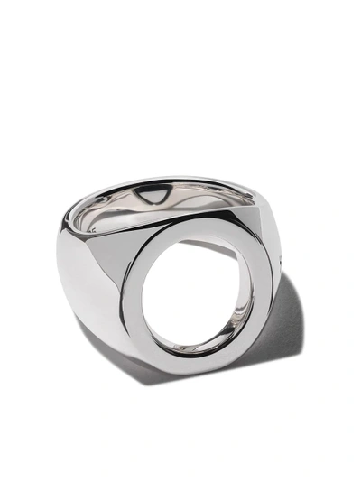 Tom Wood Oval Open Ring In Silver