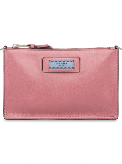 Prada Cosmetic Pouch - Pink In Pink & Purple