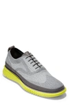 Cole Haan 2.zerogrand Stitchlite Water Resistant Wingtip In Ironstone Heathered Knit