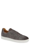 Magnanni Elonso Low Top Sneaker In Grey Suede