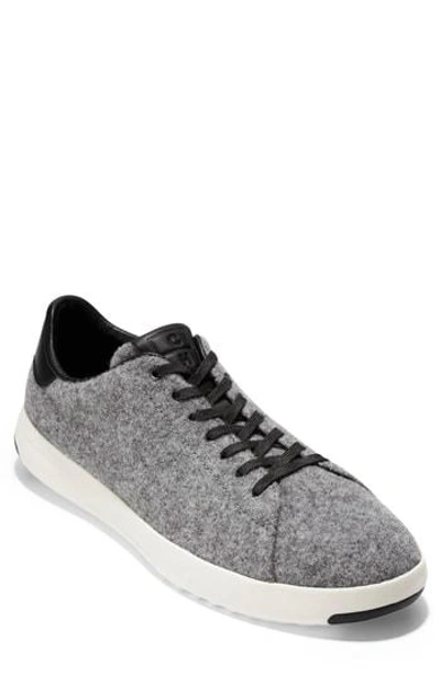 Cole Haan Grandpro Tennis Sneaker In Grey Wool