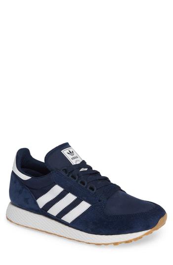 Adidas Originals Forest Grove Sneaker In Collegiate Navy/ White/ Gum | ModeSens