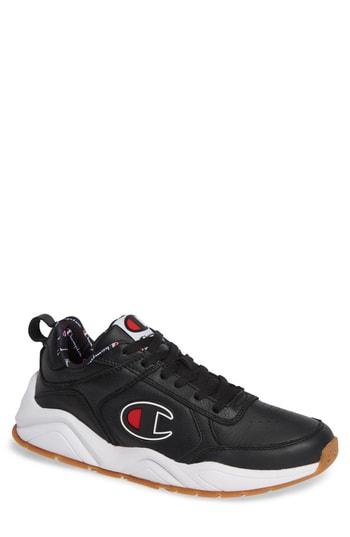 Bones Big-c Sneaker In Black Leather 