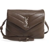 Saint Laurent Toy Loulou Calfskin Leather Crossbody Bag - Brown In Faggio