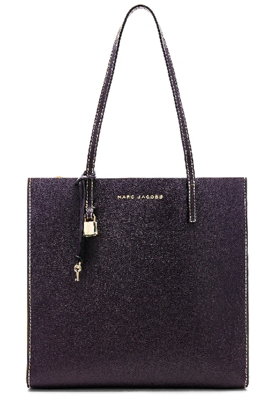 Marc Jacobs The Grind East/west Leather Shopper - Purple In Grape