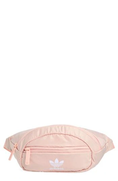 Adidas Originals Waist Bag - Pink In Blush Pink/ White