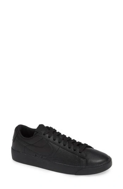Nike Blazer Low Se Sneaker In Black/ Black-black