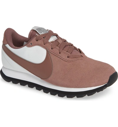 Nike Pre-love O.x. Suede Sneakers With Holograph Swoosh In Smokey Mauve/ Mauve-black