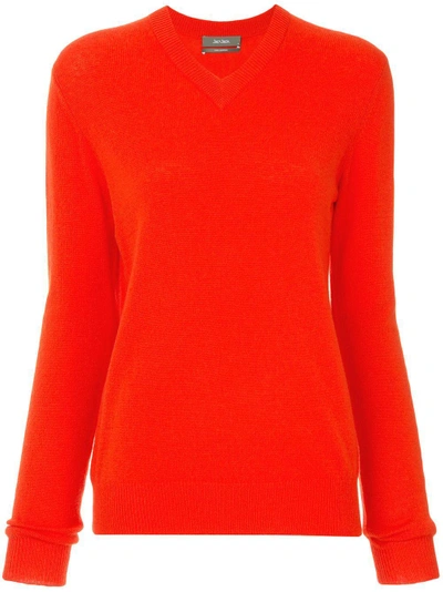 Jac + Jack Sidd Sweater In Orange