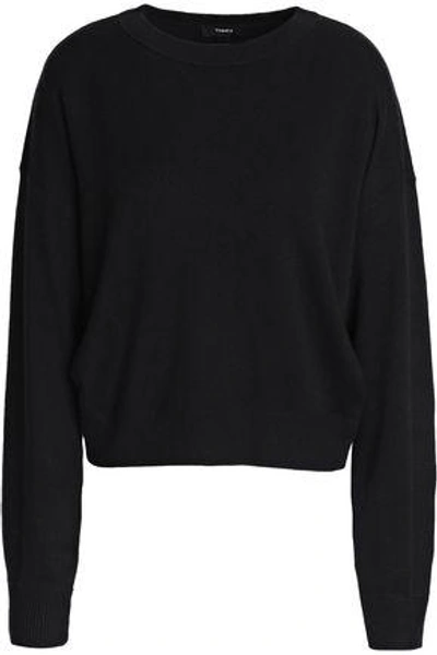 Theory Woman Silk-blend Sweater Black