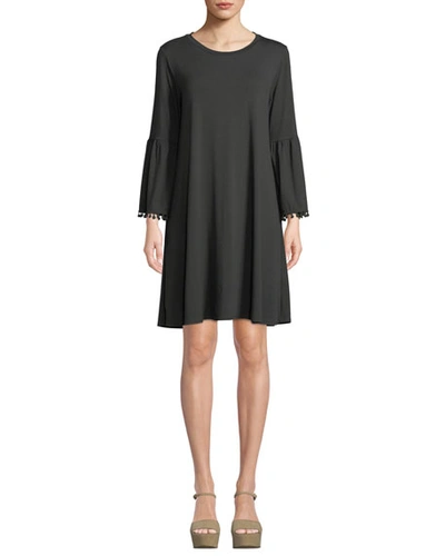 Johnny Was Fluted-sleeve Swing Dress