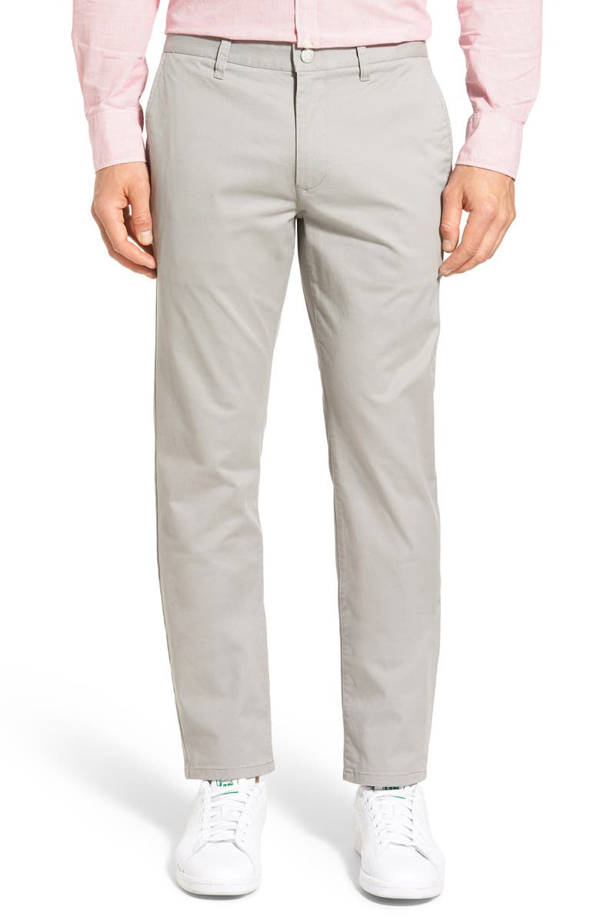 Bonobos Tailored Fit Stretch Washed Cotton Chinos In Grey Dogs | ModeSens