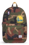 Herschel Supply Co Nba Superfan Herschel Settlement Backpack In Golden State Warriors