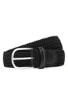 Anderson's Stretch Woven Belt In Black