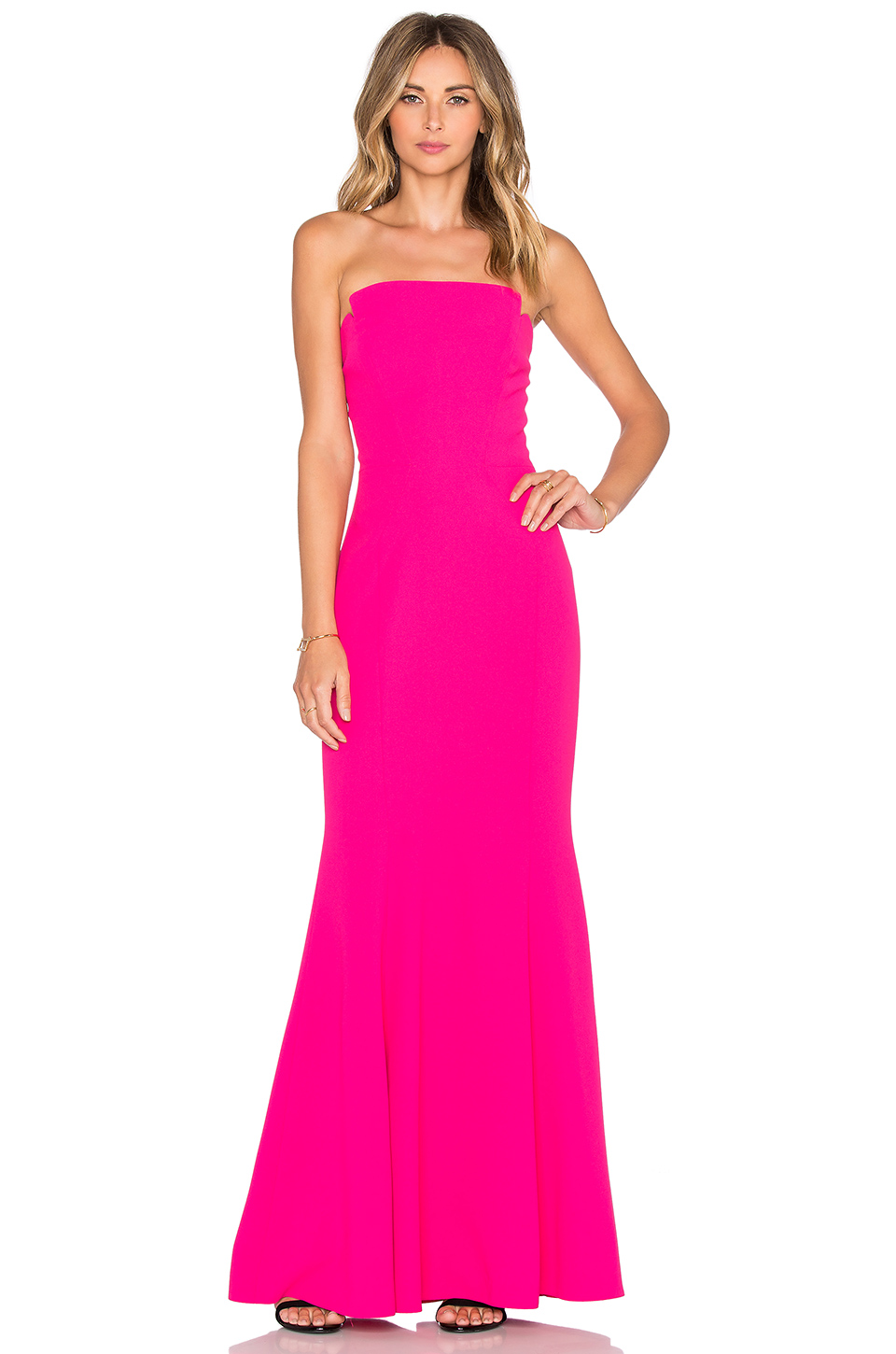 jill jill stuart pink gown
