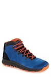 Timberland World Hiker Waterproof Boot In Blue Leather