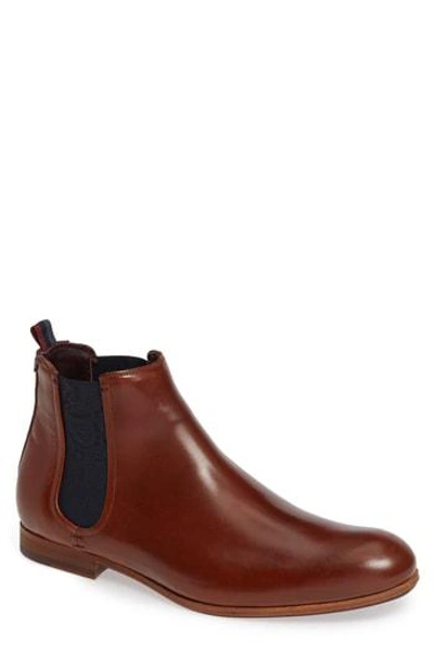 Ted Baker Whron Leather Chelsea Boots In Tan | ModeSens