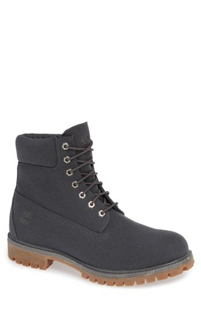 Timberland Premium Plain Toe Boot In Forged Iron Thread