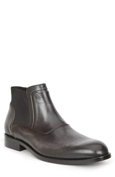 Bruno Magli Men's Sancho Leather Ankle Boots In Dark Grey