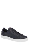 Good Man Brand Legend Low Top Sneaker In Navy Pebble Leather