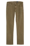 Ag Tellis Sud Modern Slim Fit Stretch Twill Pants In Sulfur Grey San