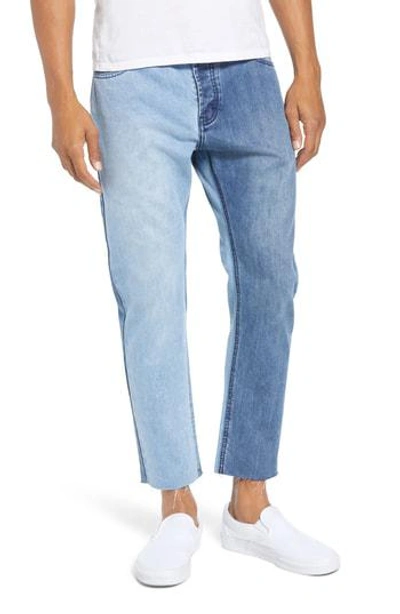 Barney Cools B. Relaxed Jeans In Indigo Panel Crop