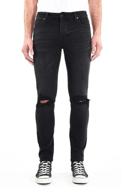 Neuw Ray Slouchy Slim Fit Jeans In Gravity Repaired