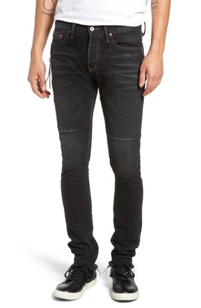 Mr Completely Trafford Skinny Fit Jeans In Stone Black