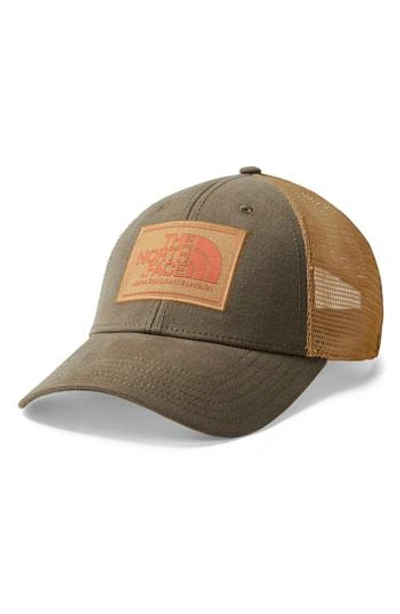 The North Face Mudder Trucker Hat - Green In Four Leaf Clover/ Cargo Khaki