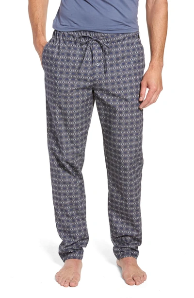 Hanro Night & Day Woven Pajama Pants In Minimal Ornament