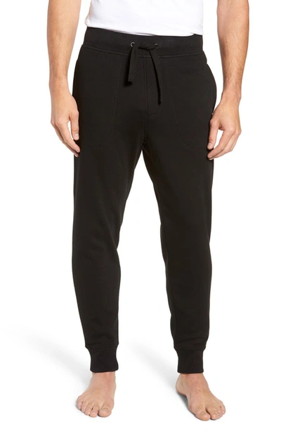 Ugg Men's Jakob Fleece Pajama Pants In Black