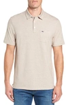 Vineyard Vines Edgartown Polo Shirt In Harvest Tan