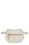 Danielle Nicole Trish Faux Leather Belt Bag - Grey In Light Grey