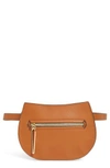 Danielle Nicole Trish Faux Leather Belt Bag - Brown In Tan