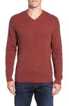 Tommy Bahama Isidro V-neck Regular Fit Sweater In Red