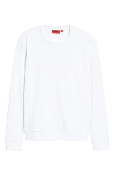 Hugo Men's Backward Logo Sweatshirt In Gray