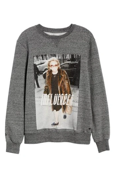 Elevenparis Influencer Graphic Sweatshirt In Grey