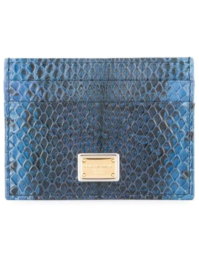 Dolce & Gabbana Dauphine Cardholder - Blue