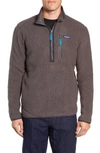 Patagonia Retro Pile Fleece Zip Jacket In Forge Grey