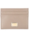 Dolce & Gabbana Dauphine Cardholder In Brown